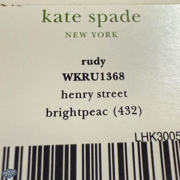 KATE SPADE Brightpeace (Turquoise Blue) RUDY HENRY STREET SHOULDER BAG/Purse NEW - Picture 15 of 16